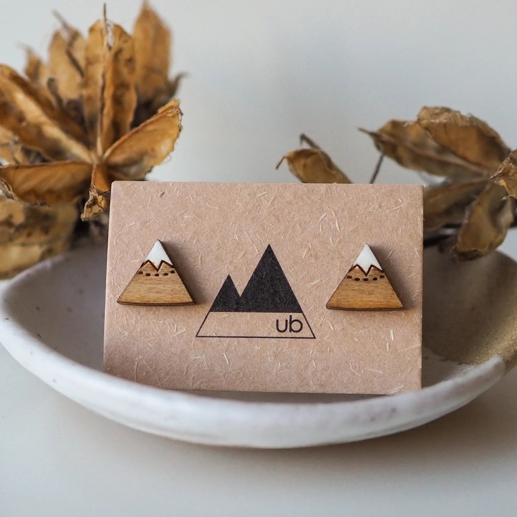 Mountain Stud Earrings – Mountain Mercantile Canmore