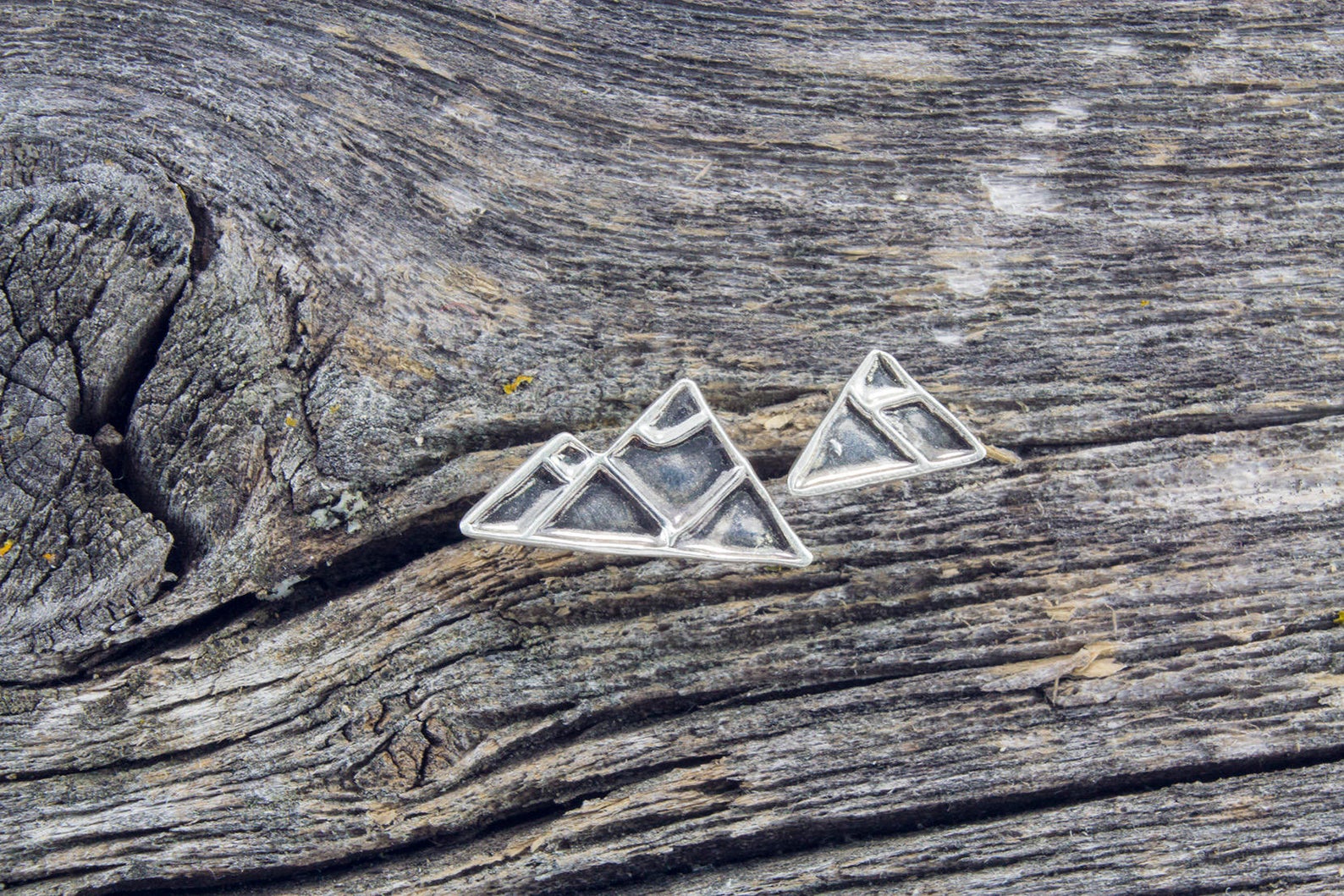 Mountain Stud Earrings – Mountain Mercantile Canmore