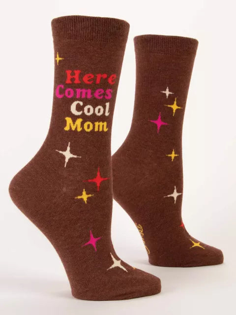 Women's Here Comes Cool Mom Crew Sock