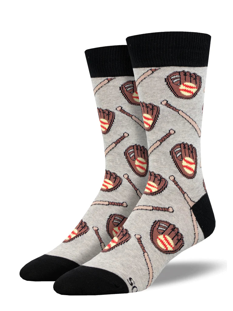 Men's Softball Cotton Crew Sock