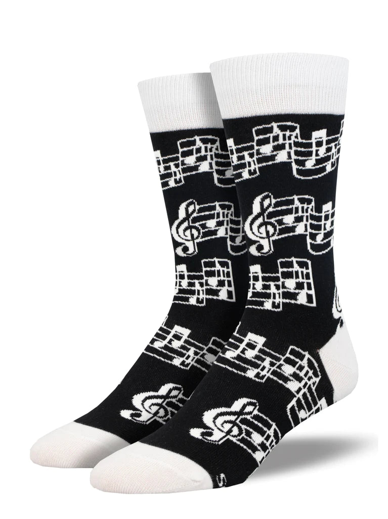 Men's Tuning Out Cotton Crew Sock