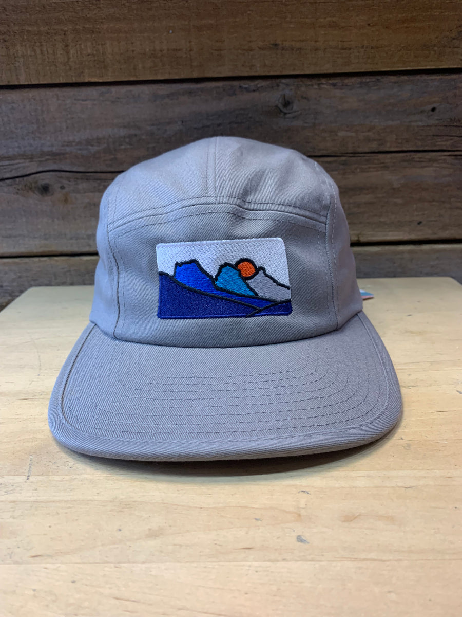 Three Sisters 5 Panel Cap- Grey