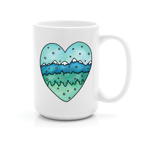 Mountain Heart Mug