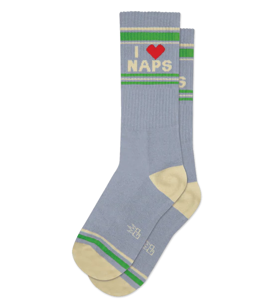 Women's I Love Naps Gym Socks