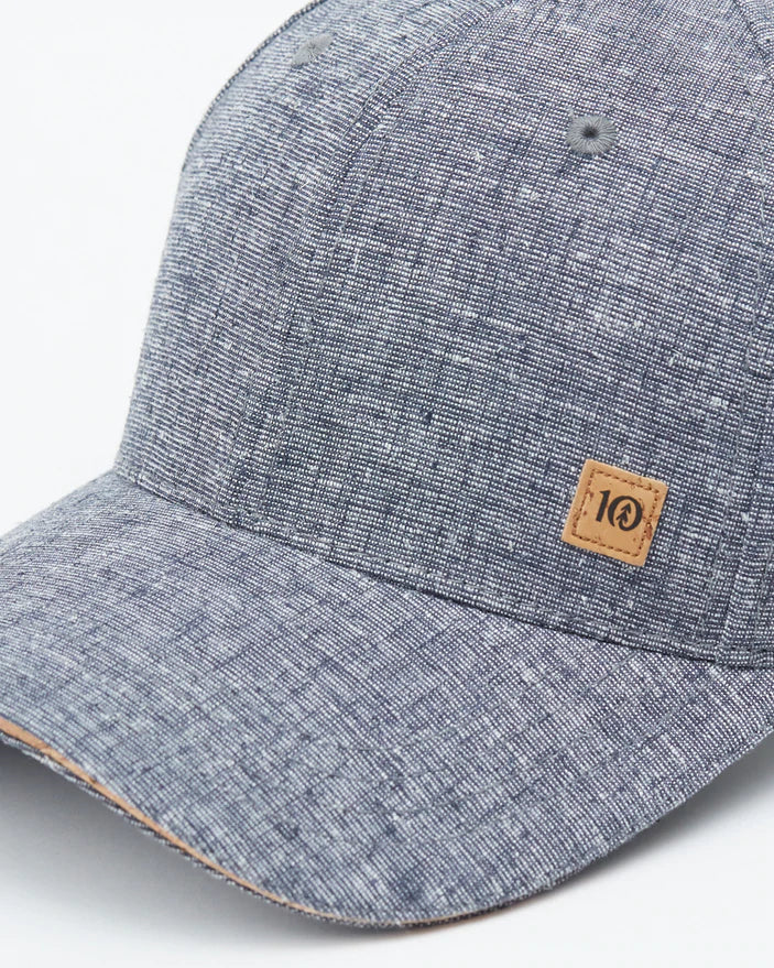 Cork Icon Hemp Elevation Hat - Dark Ocean Heather Blue