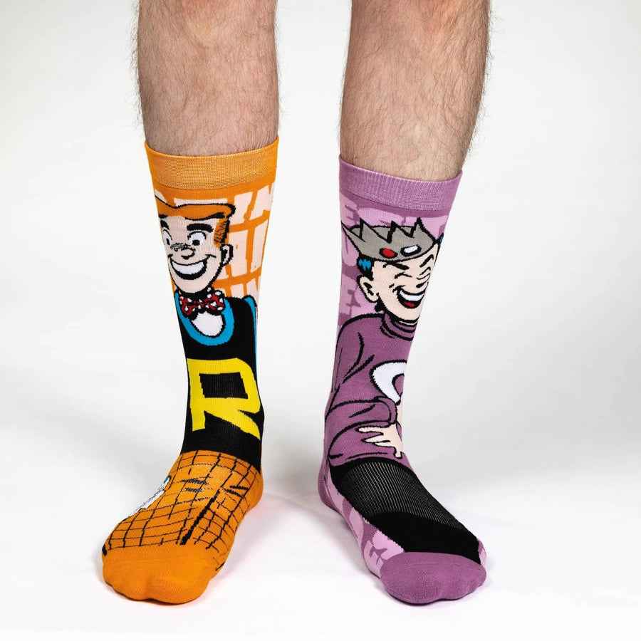 Men's Archie & Jughead Active Fit Crew Socks