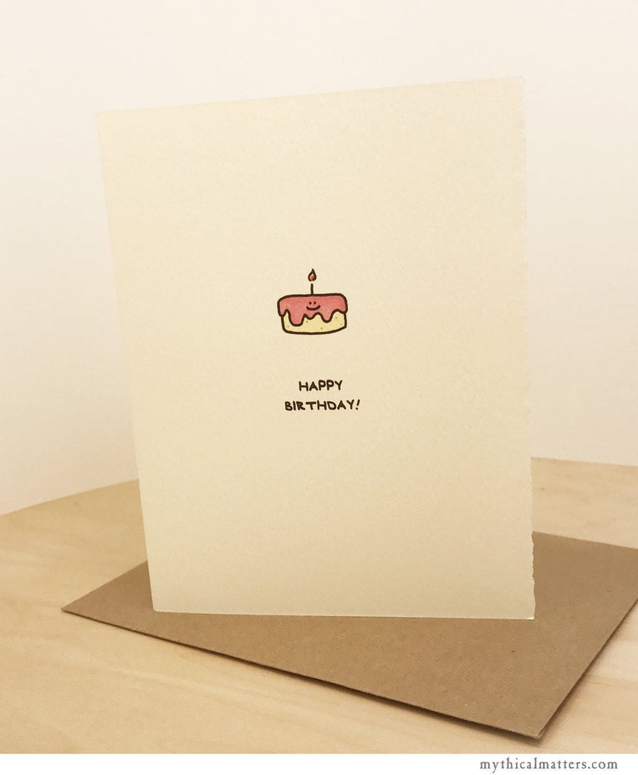 Happy Birthday Cake Card