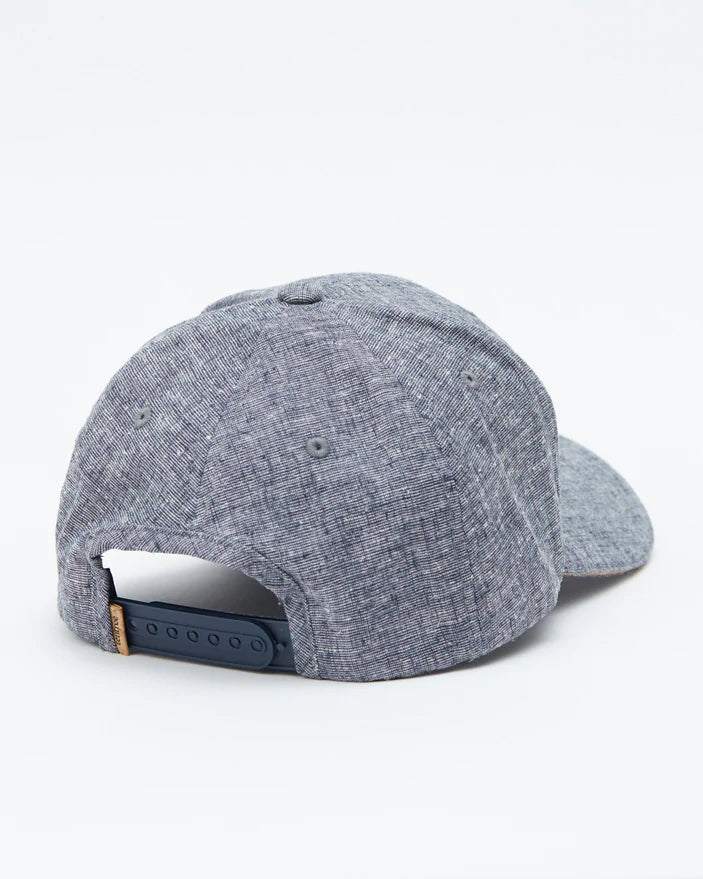 Cork Icon Hemp Elevation Hat - Dark Ocean Heather Blue