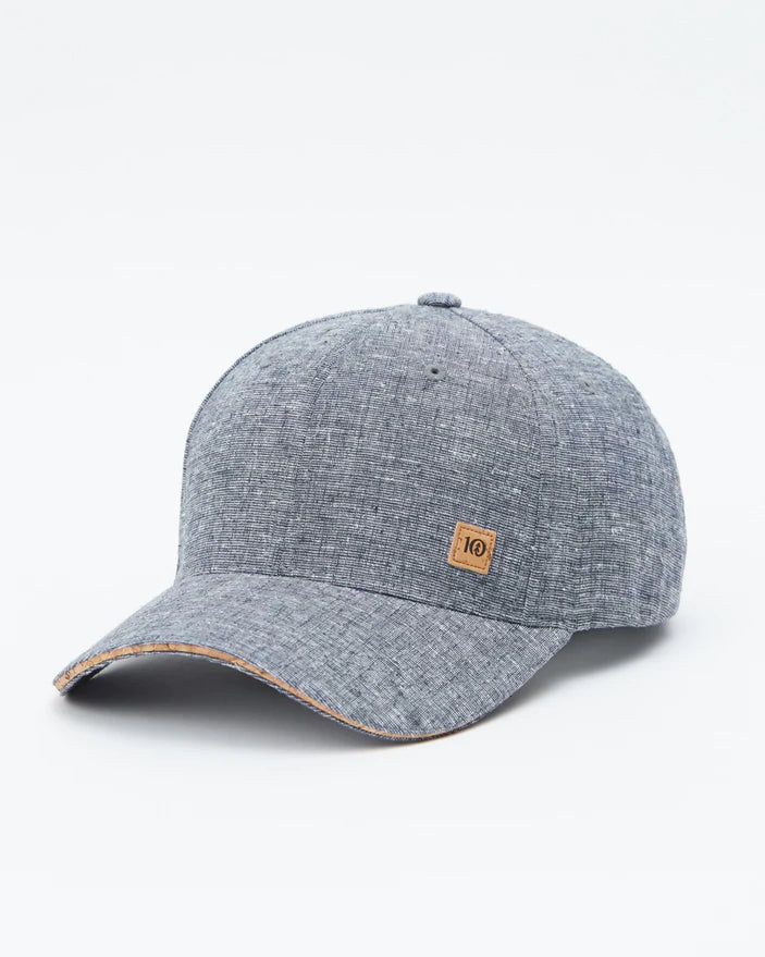 Cork Icon Hemp Elevation Hat - Dark Ocean Heather Blue